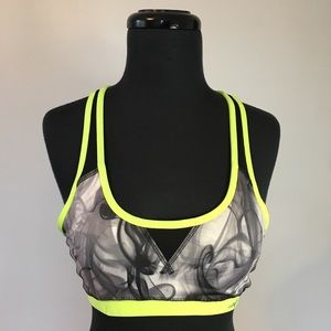 Avia Active Matrix Ladderback Sports Bra, M